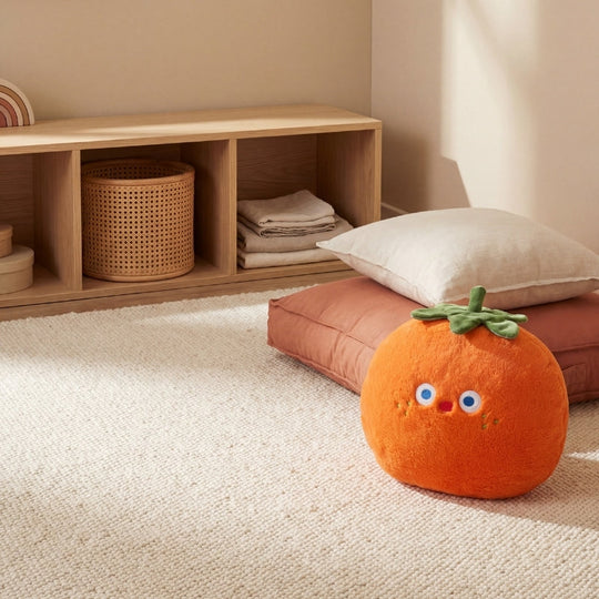Julian Cute Persimmon Plush Toy – Fruit Plush Toy for Babies & Toddlers