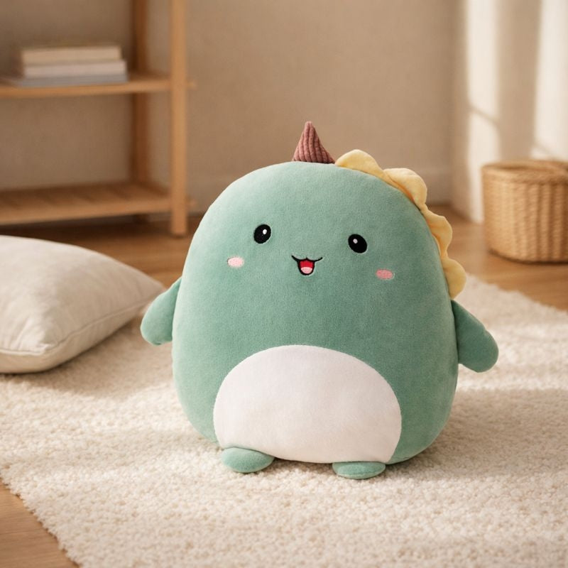 Kavi Happy Dino Plush Toy – Soft Stuffed Animal for Kids