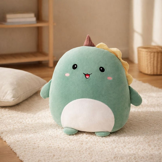 Kavi Happy Dino Plush Toy – Soft Stuffed Animal for Kids