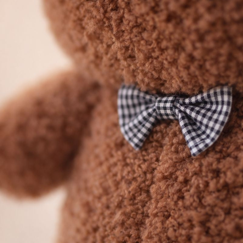 Kian Mocha Bear Plush Toy – Soft Stuffed Bear for Babies & Toddlers