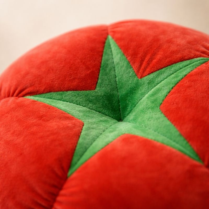 Kianu Tomato Cushion Plush Toy – Soft Stuffed Toy for Kids & Toddlers