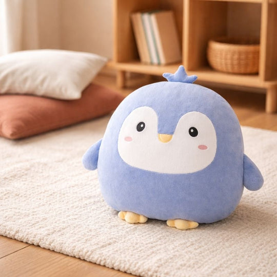 Leni Blue Penguin Plush Toy – Soft Stuffed Animal for Kids