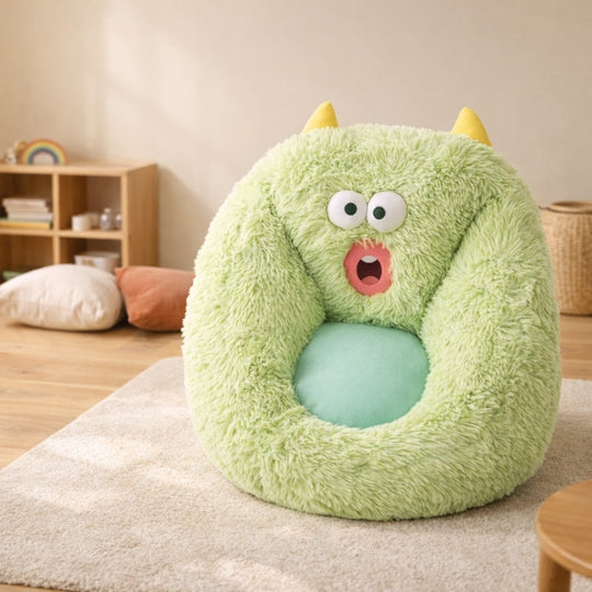 Leon Monster Cushion Plush Toy – Soft Stuffed Toy for Kids & Toddlers