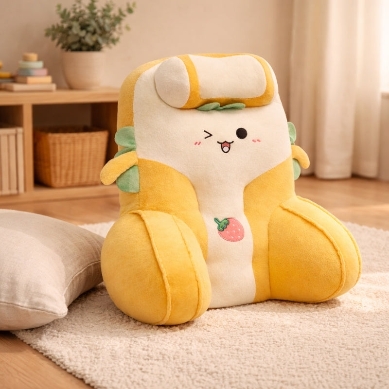 Linae Plush Backrest Cushion – Soft Stuffed Cushion for Kids & Toddlers