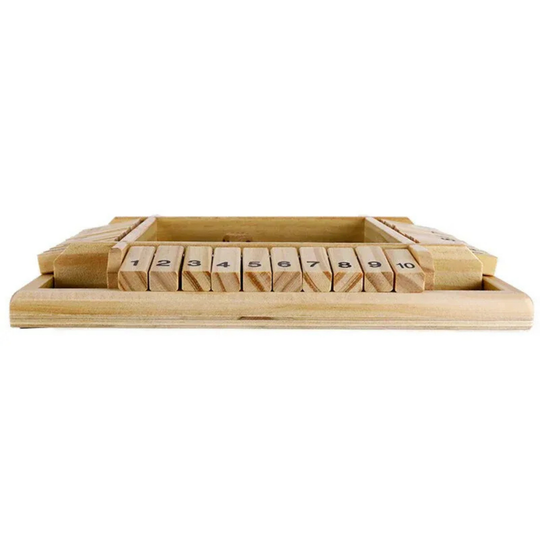 ShutMate – Wooden Shut the Box Dice Game