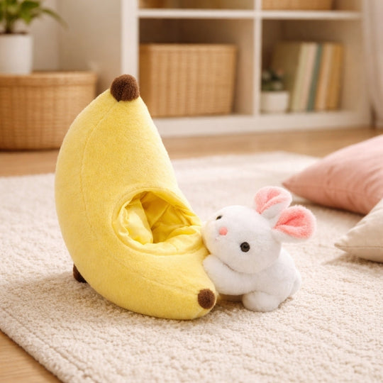 Louise Fruity Bunny Plush Toy – Soft Stuffed Bunny for Babies & Toddlers
