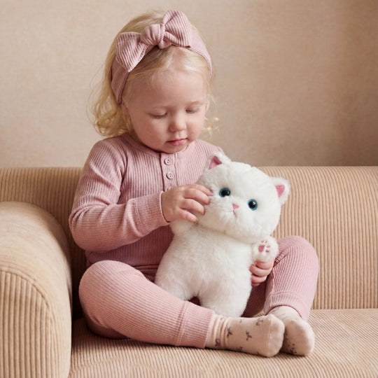 Luca Furry Cat Plush Toy – Soft Stuffed Toy for Kids & Toddlers