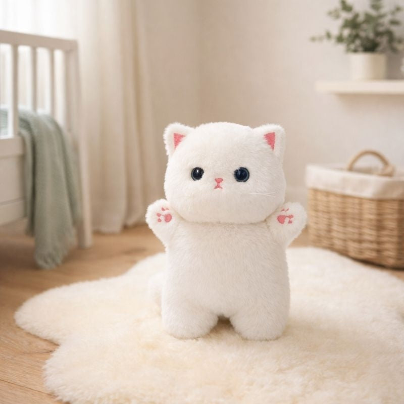 Luca Furry Cat Plush Toy – Soft Stuffed Toy for Kids & Toddlers