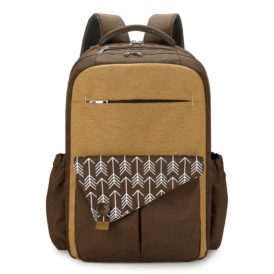 UrbanParent XL Nappy Backpack with Thermal Pockets – Stylish Baby Bag