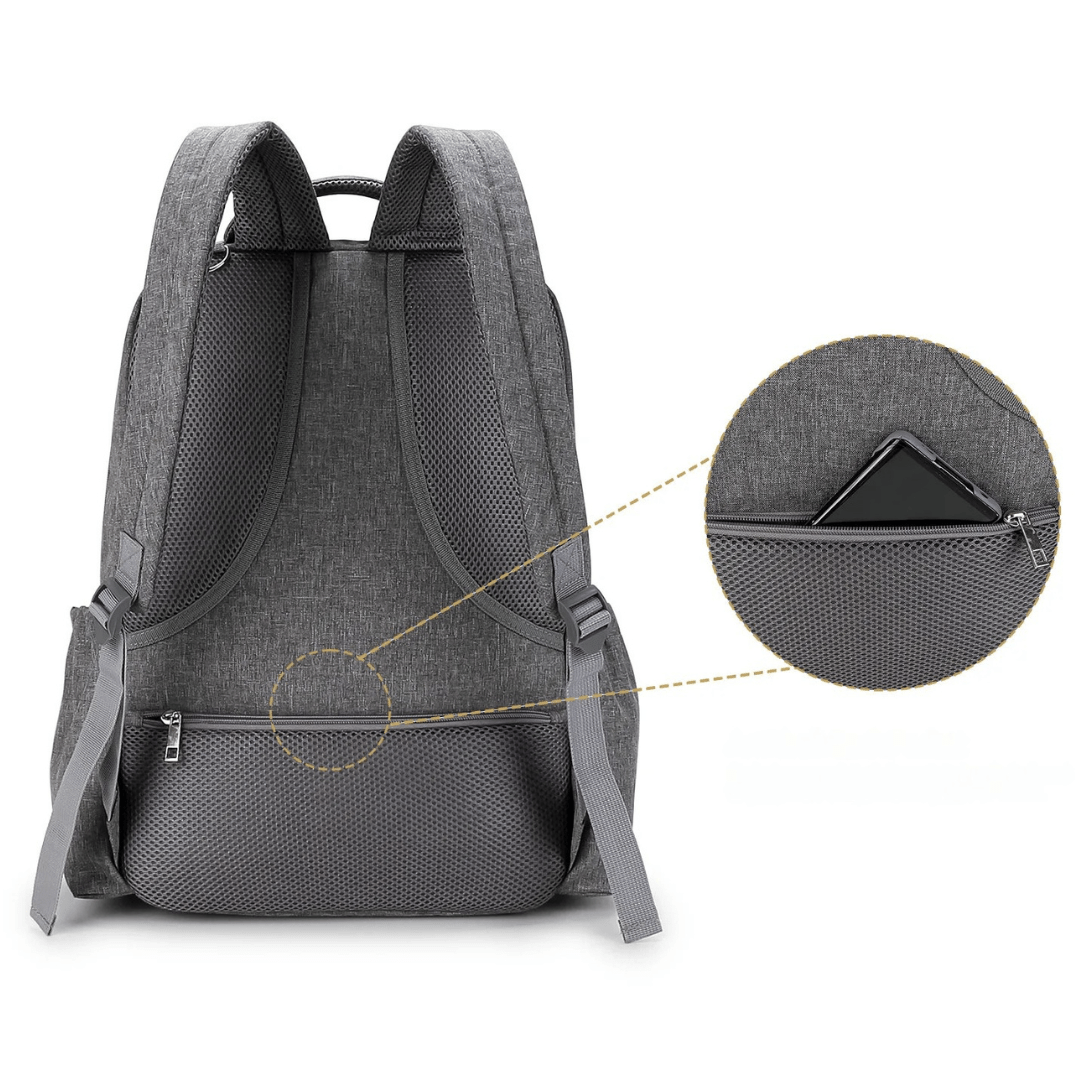 UrbanParent XL Nappy Backpack with Thermal Pockets – Stylish Baby Bag