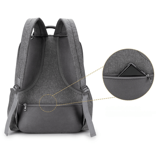 UrbanParent XL Nappy Backpack with Thermal Pockets – Stylish Baby Bag