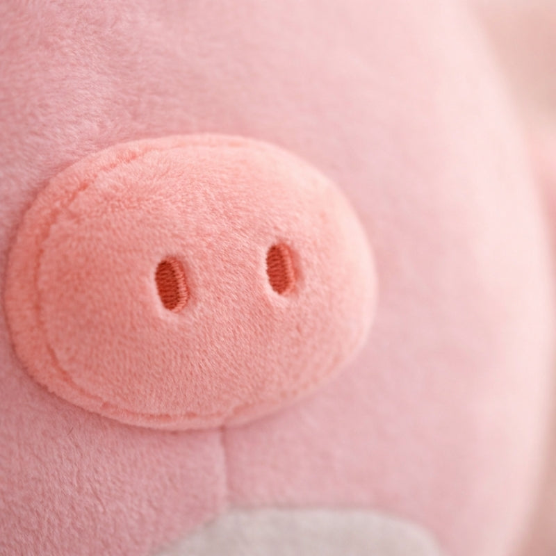 Lumae Round Piglet Plush Toy – Soft Stuffed Animal for Kids