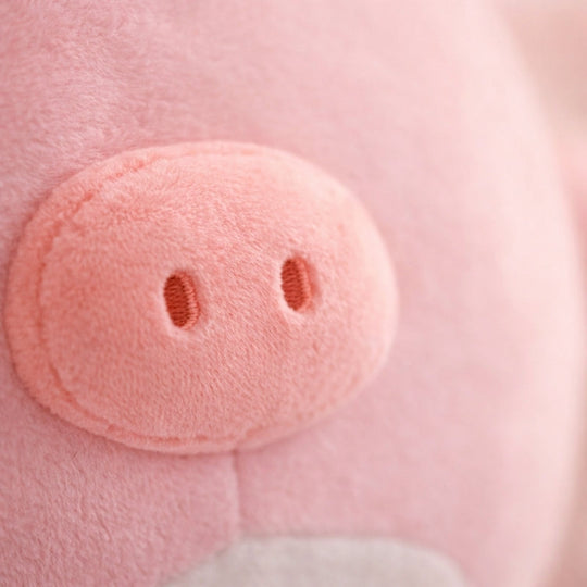 Lumae Round Piglet Plush Toy – Soft Stuffed Animal for Kids