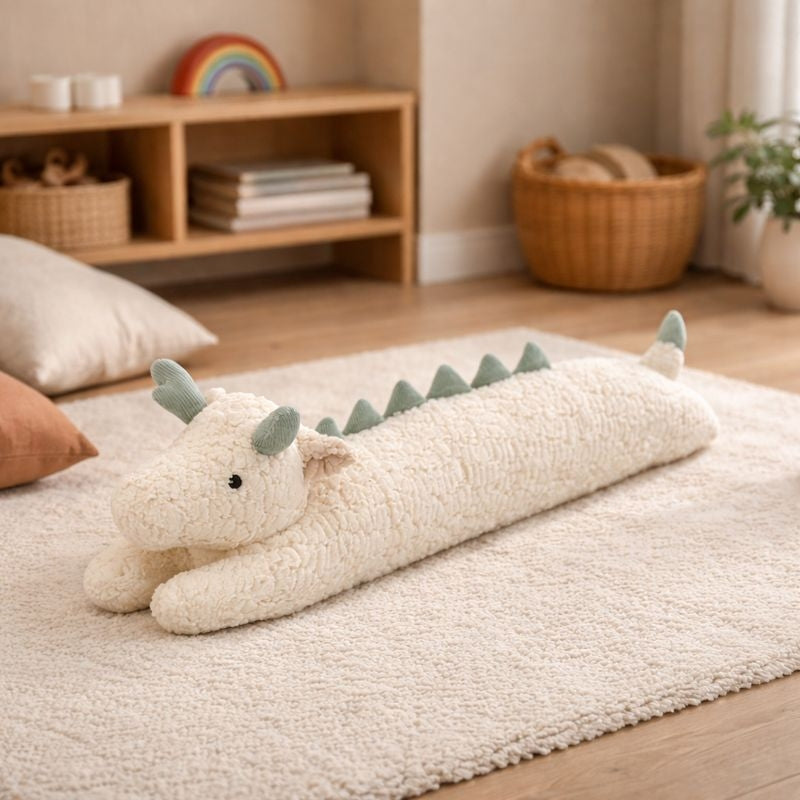Malte Long Dragon Plush Toy – Soft Stuffed Dragon for Babies & Toddlers