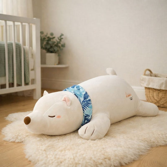Marcela Lazy Bear Plush Toy — Toddler Plush Bear