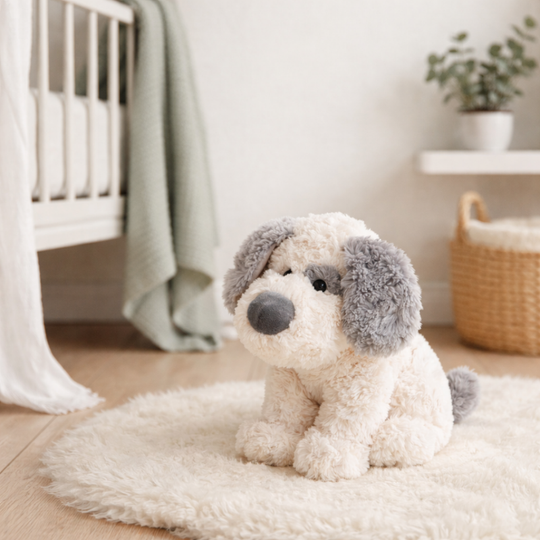 Mirela Cozy Puppy Plush Toy — Baby Soft Toy