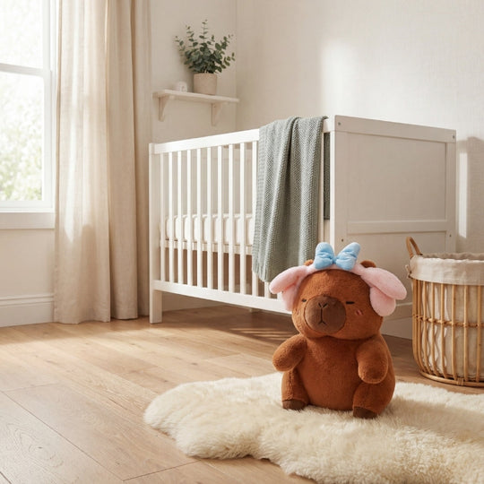 Mirena Tired Capybara Plush Toy – Soft Stuffed Toy for Kids & Toddlers