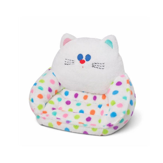 Monica Polka Pet Cushion Plush Toy – Soft Stuffed Animal for Babies & Toddlers