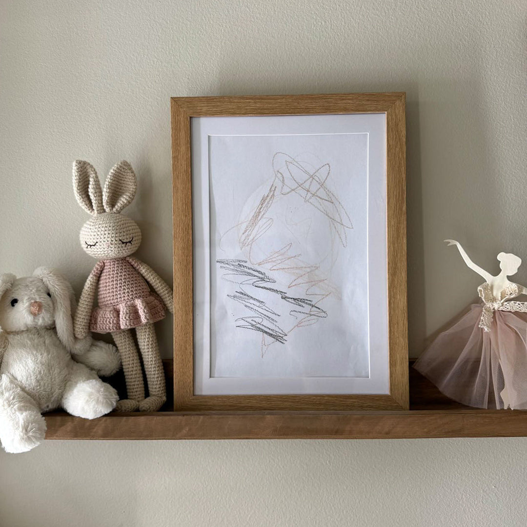 Milo & Moon MemoryFrame – Kids Artwork Display Frame