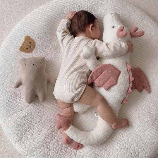 Nara Lazy Dragon Plush Toy – Soft Stuffed Dragon for Babies & Toddlers