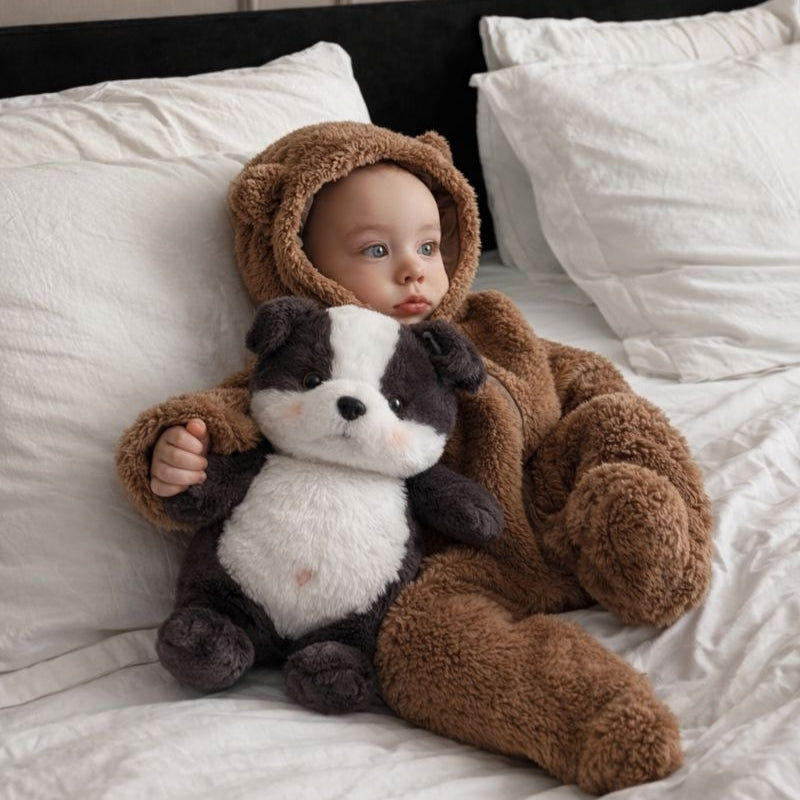 Natalia Fluffy Puppy Plush Toy — Baby Soft Toy