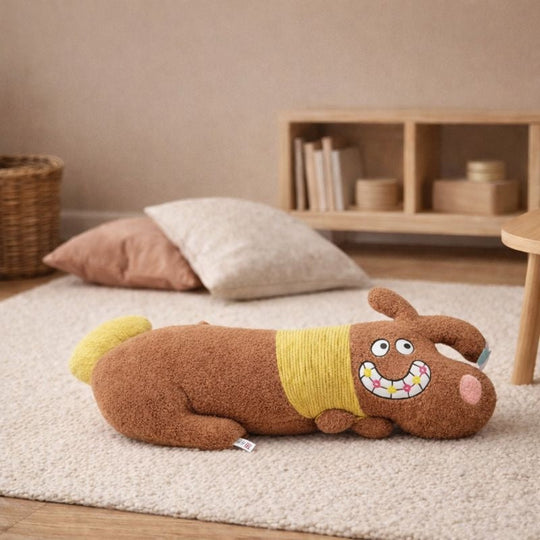 Niven Snuggle Cola Dog Plush Toy – Soft Stuffed Dog for Babies & Toddlers