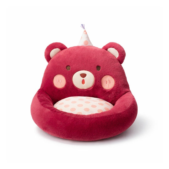 Noemi Party Bear Cushion Plush Toy – Soft Stuffed Animal for Kids