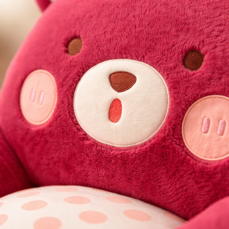 Noemi Party Bear Cushion Plush Toy – Soft Stuffed Animal for Kids