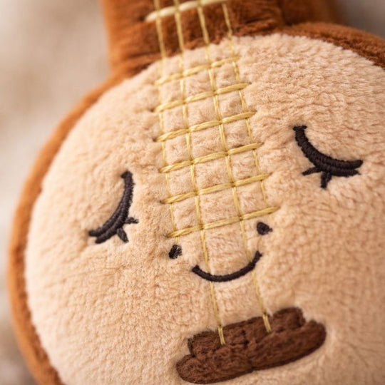Oda  Round Guitar Plushie —Stuffed Kids Toy
