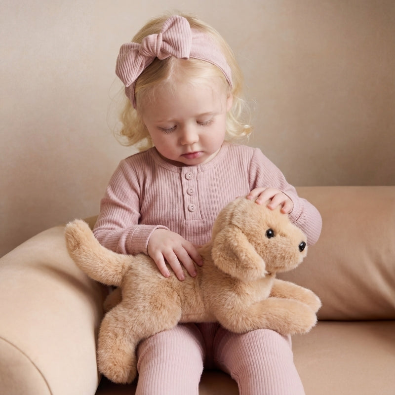 Olina Playful Dog Plush Toy – Soft Stuffed Dog for Babies & Toddlers