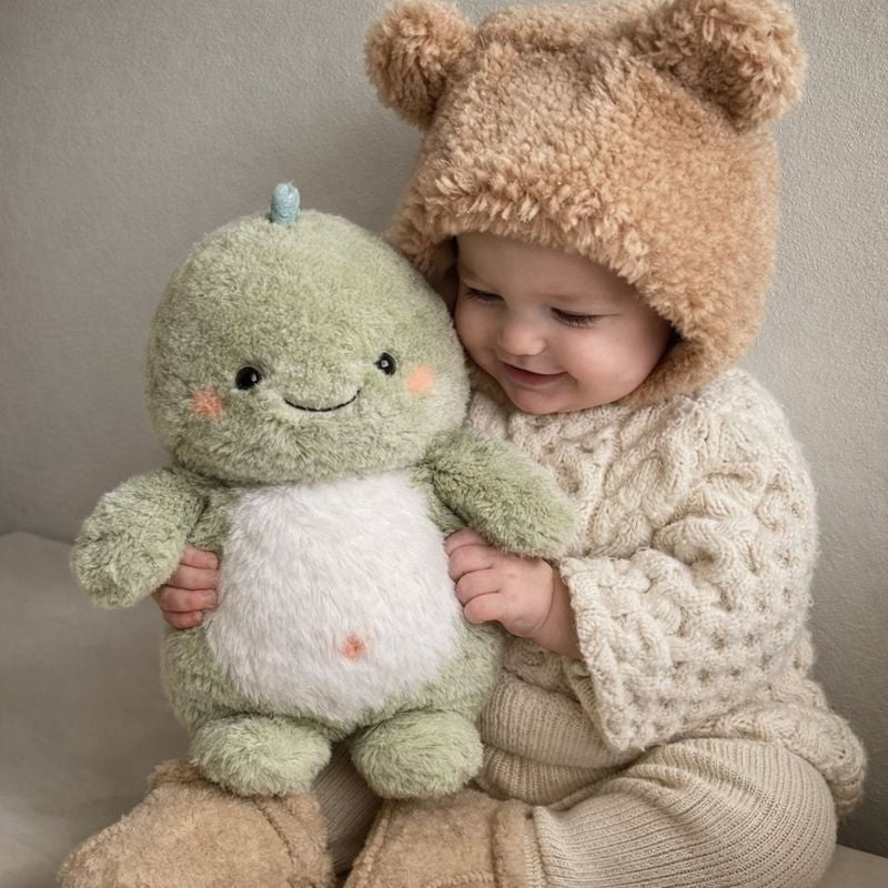 Ophelia Fluffy Dinosaur Plush Toy — Soft Toy