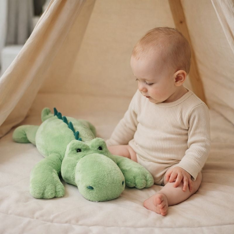 Orlina Soft Crocodile Plush Toy – Soft Stuffed Animal for Kids