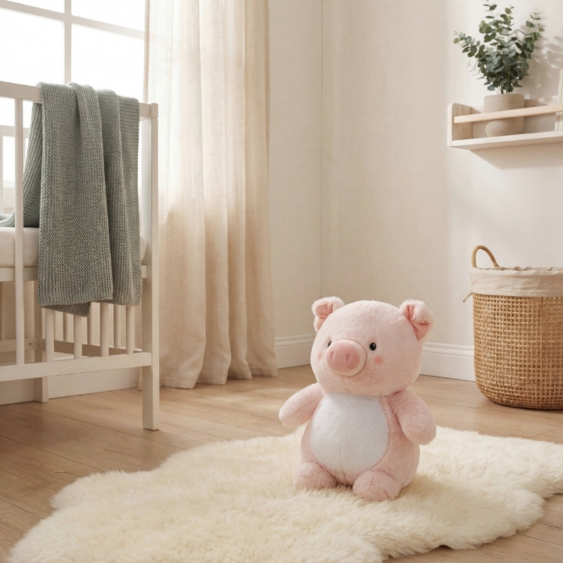Paulina Fluffy Pig Plush Toy — Baby Soft Toy