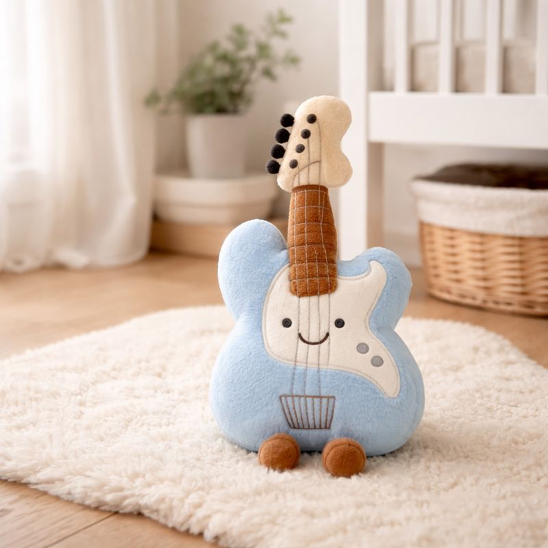 Ragnhilda Bass Guitar Plushie — Stuffed Kids Toy