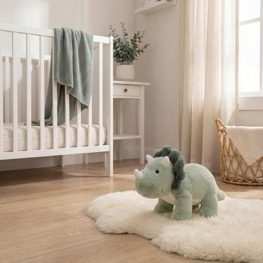 Romina Lying Triceratops Plush Toy — Baby Soft Toy