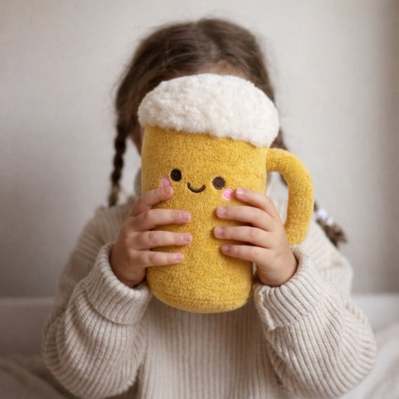 Salo Smiling Beer Plush Toy — Stuffed Kids Toy