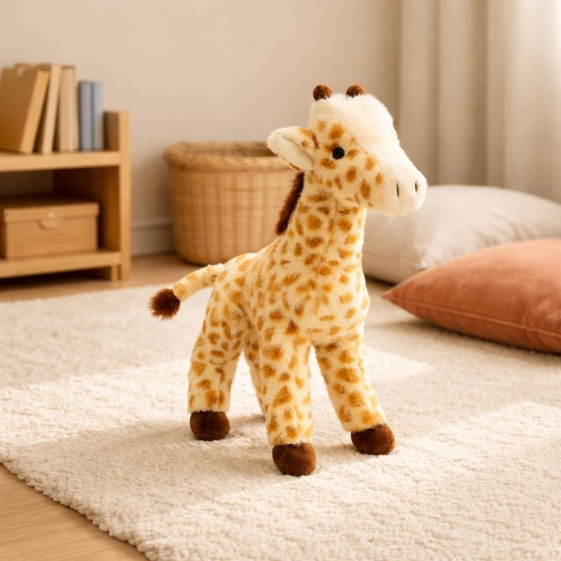 Silvia Standing Giraffe Plush Toy – Soft Stuffed Giraffe for Babies & Toddlers