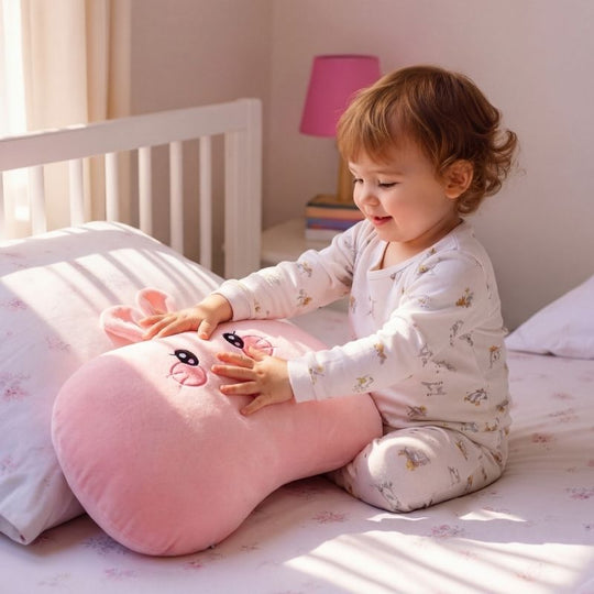 Simona Bunny Cushion Plush Toy – Soft Stuffed Bunny Cushion for Babies & Toddlers