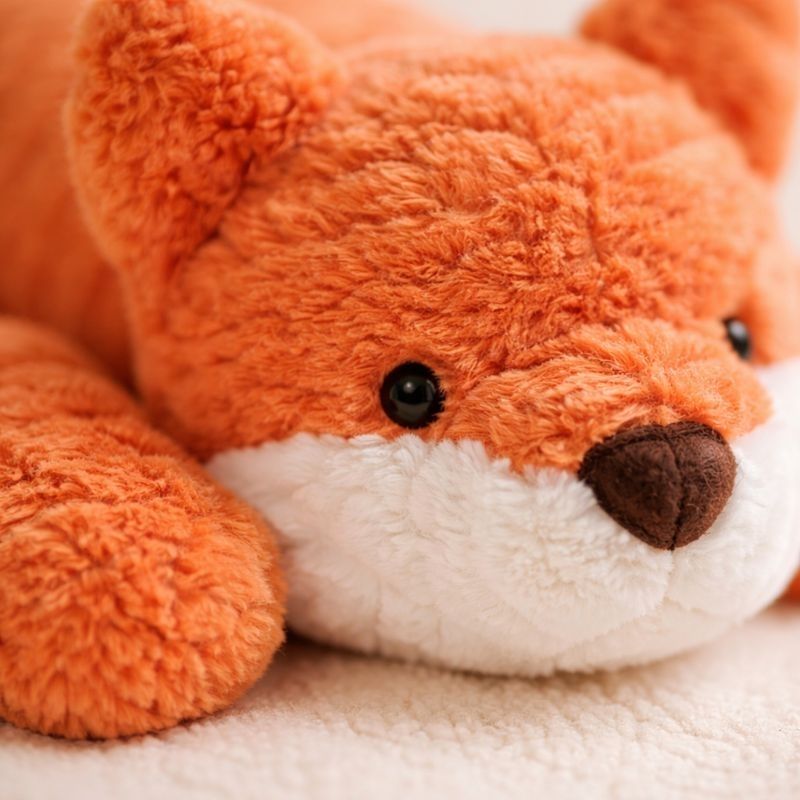 Solene Orange Fox Plush Toy — Baby Soft Toy
