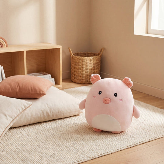 Sori Snuggle Pig Plush Toy – Soft Stuffed Animal for Kids