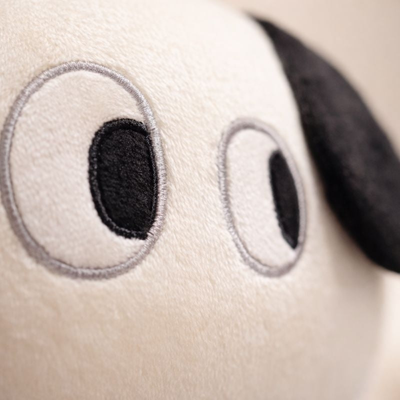 Taliae Shy White Dog Plush Toy – Soft Stuffed Animal for Kids with Blanket