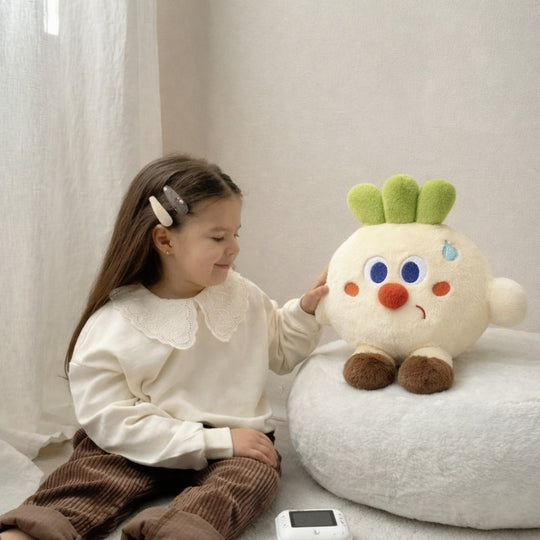 Tim Vegetable Plush Toy – Soft Stuffed Food Plush for Babies & Toddlers
