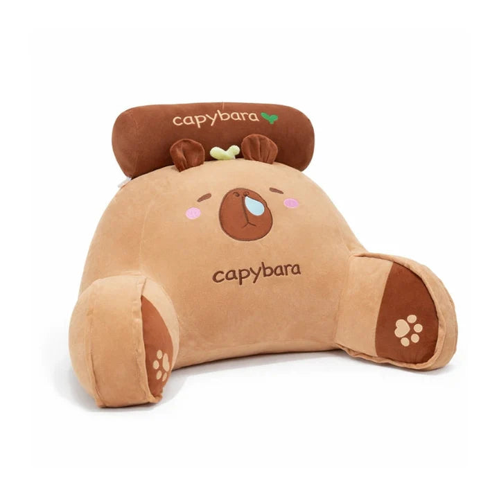 Aila Capybara Backrest Cushion – Soft Stuffed Cushion for Kids & Toddlers