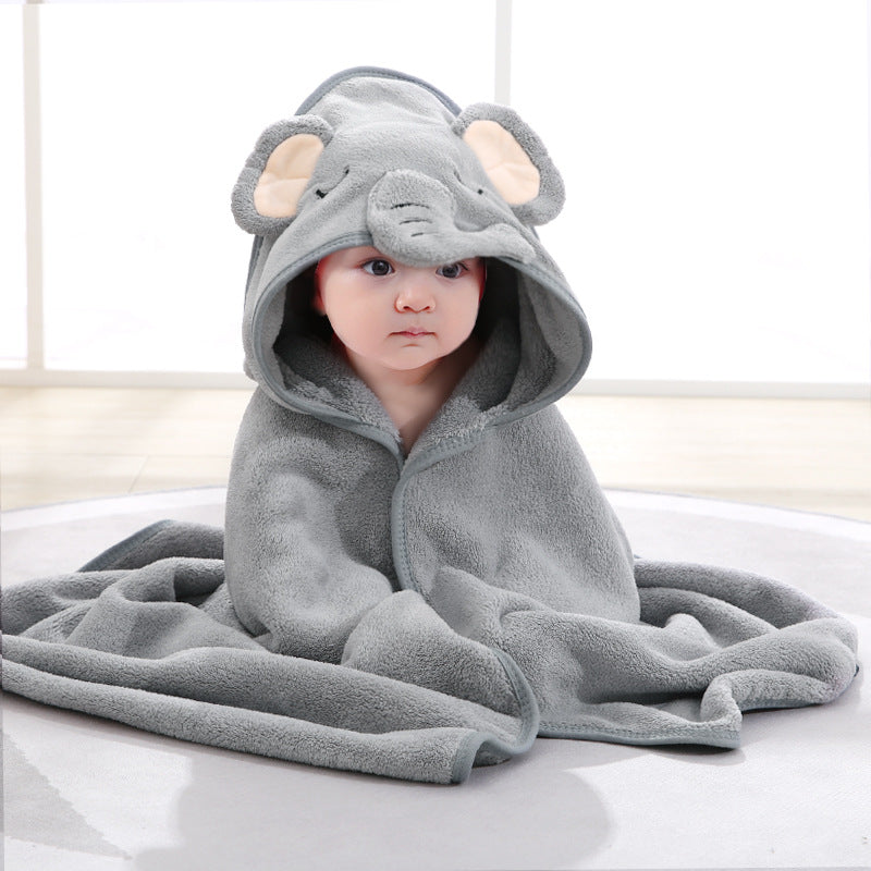 Milo & Moon – Soft Hooded Baby Bath Towel