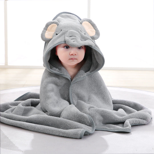Milo & Moon – Soft Hooded Baby Bath Towel