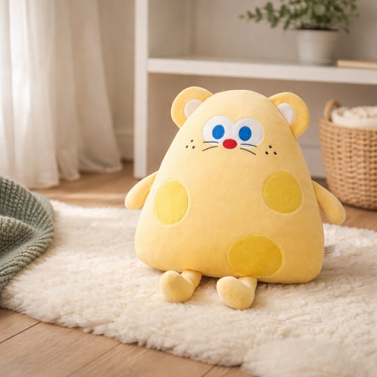 Velora Cheezy Mouse Plush Toy – Soft Stuffed Animal for Kids
