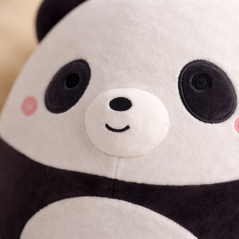 Vesa Round Panda Plush Toy – Soft Stuffed Animal for Kids