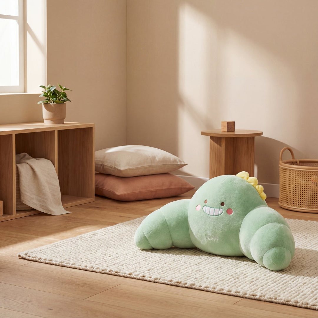 Vina Smiling Dino Plush Toy – Soft Stuffed Dinosaur for Babies & Toddlers