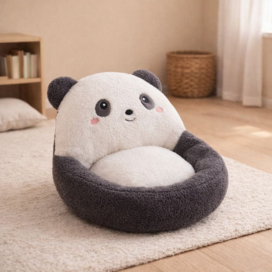 Vori Panda Cushion Plush Toy – Soft Stuffed Animal for Kids