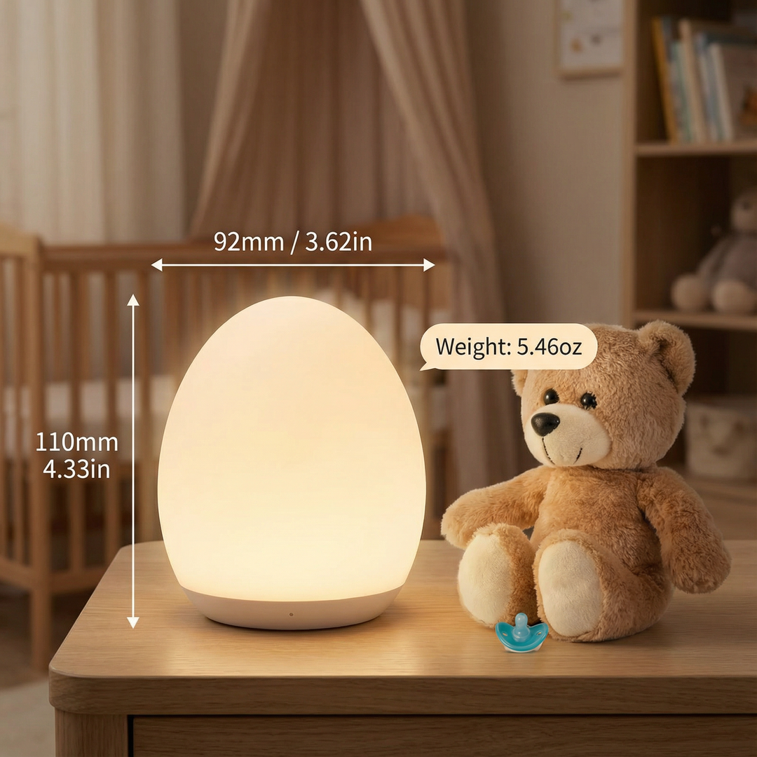 SoftShell Night Light – Soft Silicone Lamp for Kids & Toddlers